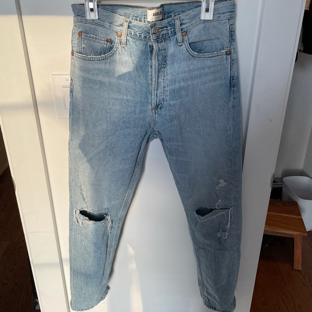 AGOLDE High Rise Boyfriend Jean